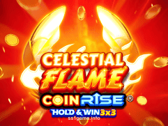 Celestial Flame Coin Rise slot game interface at ss1 game